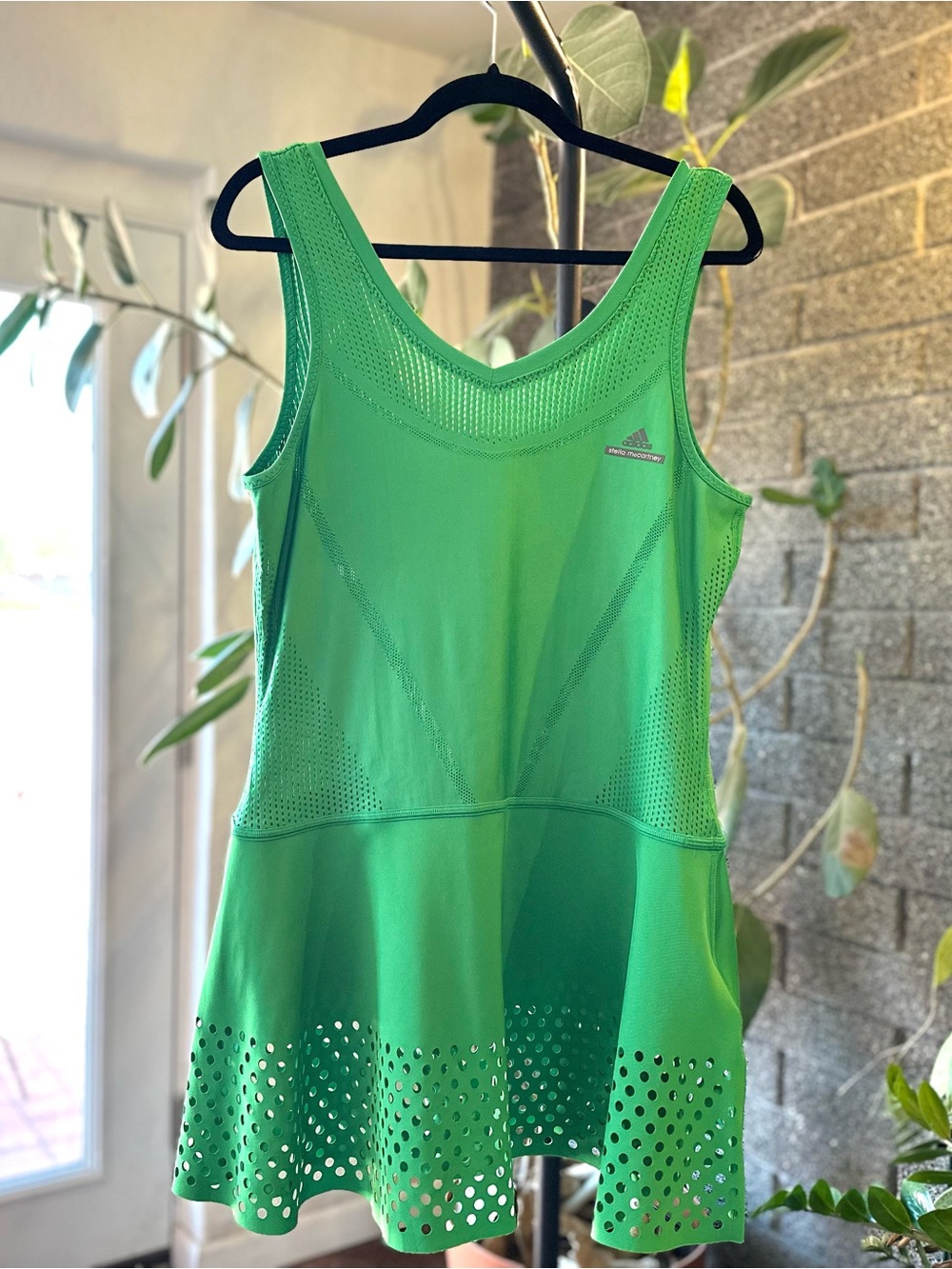 Women's Adidas By Stella Mccartney Green Barricade Tennis Dress